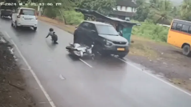 man-dodges-death-as-he-walks-unharmed-after-brutal-crash-on-road-viral-video